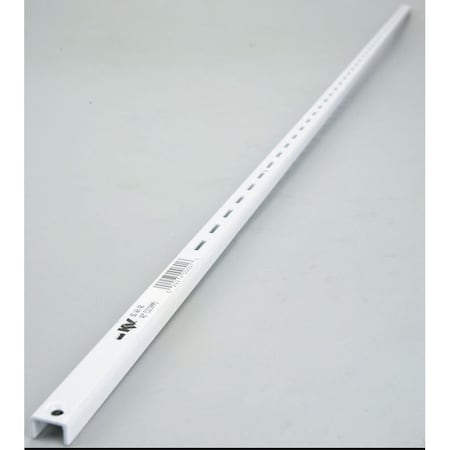 Knape & Vogt Knape & Vogt White Steel Regular Duty Bracket 16 Ga. 48 in. L 80 WH 48